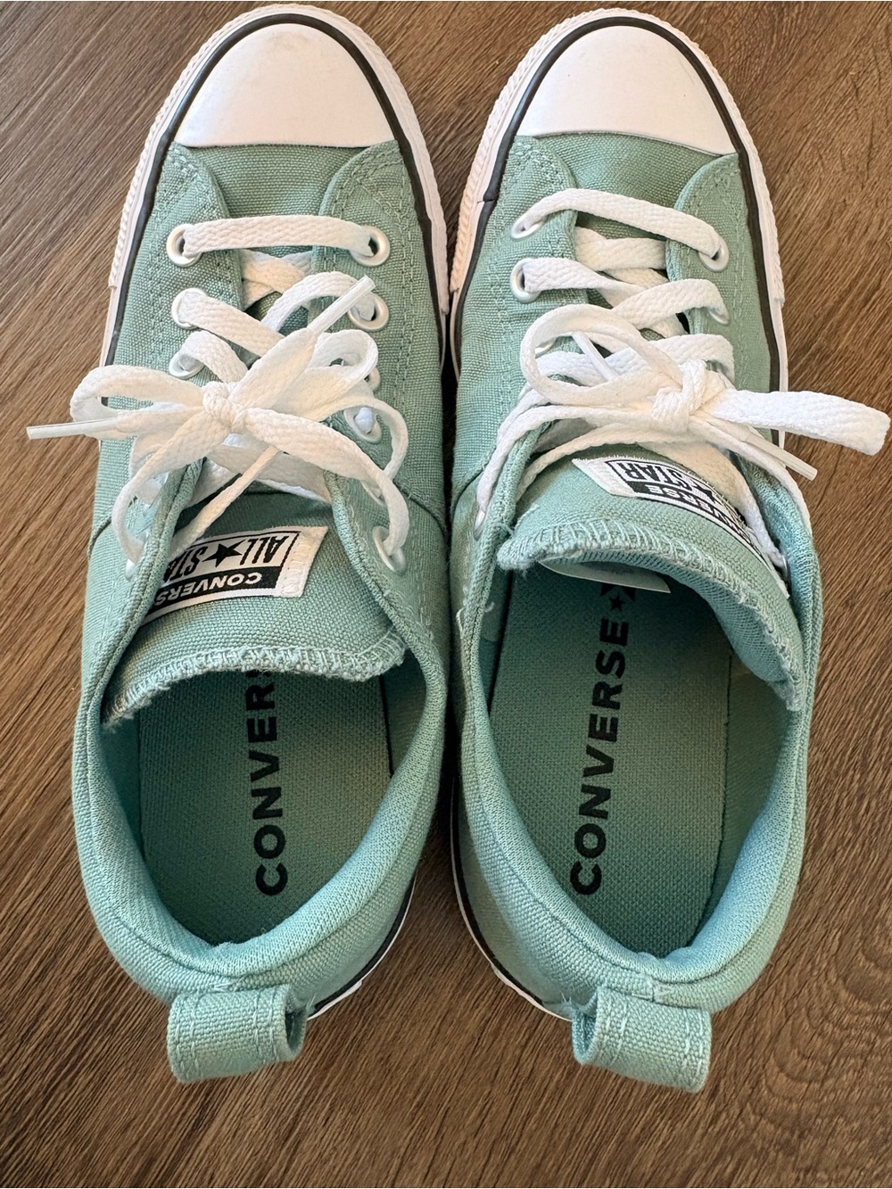 Converse Chuck Taylor All Star Madison Sneaker Herby Green Low Top Canvas Size 8 - Picture 4 of 9